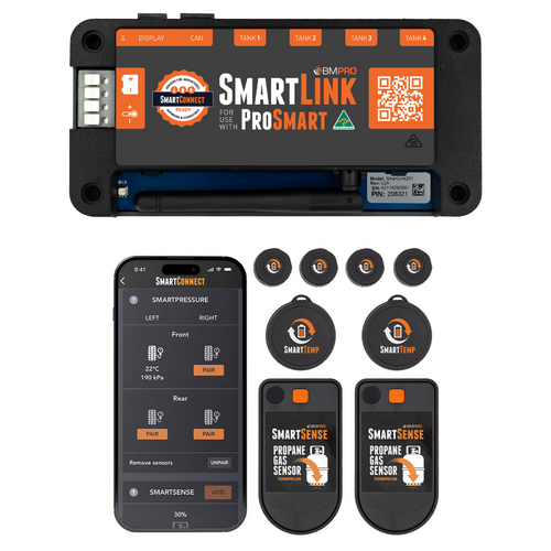 BMPro Prosmart Premium Pack-Caravan Battery Monitor with App