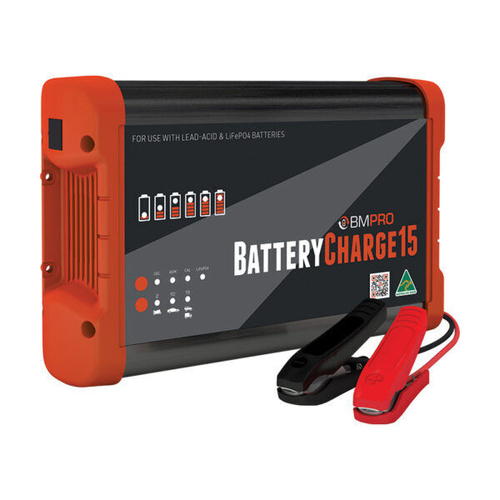 BMPro Batterycharge15 Battery Charger 12V 15A 7 Stage Fully Automatic