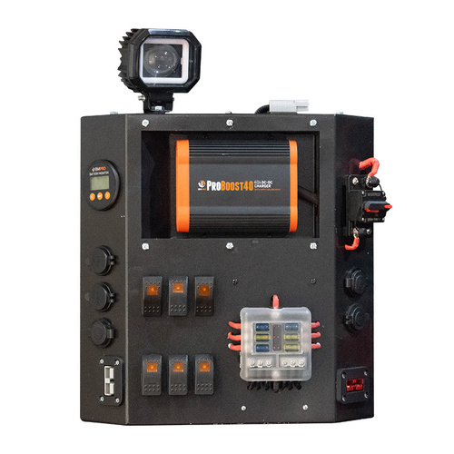 BMPro Canopy DC Board 40A Incl. Battery Display 40A DC-DC Battery Charger