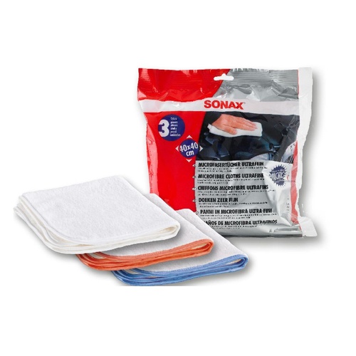 Sonax Microfibre Cloth Ultra  Pack Of 3