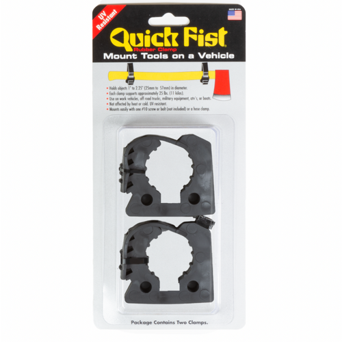 Quick Fist Rubber Clamp - Pack of 2 (25-57mm)