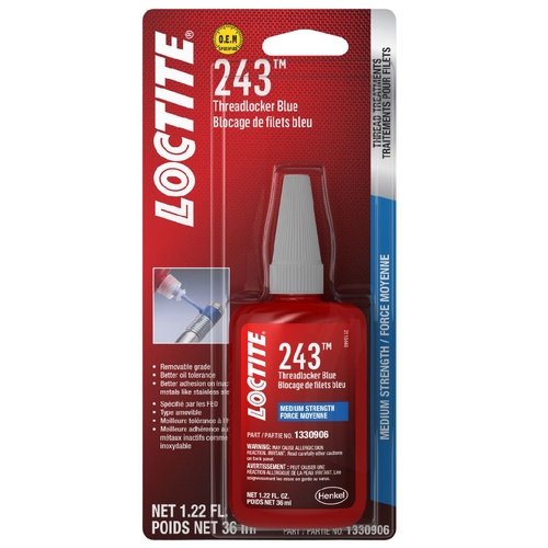 Loctite 243 Blue 36Ml Threadlocker