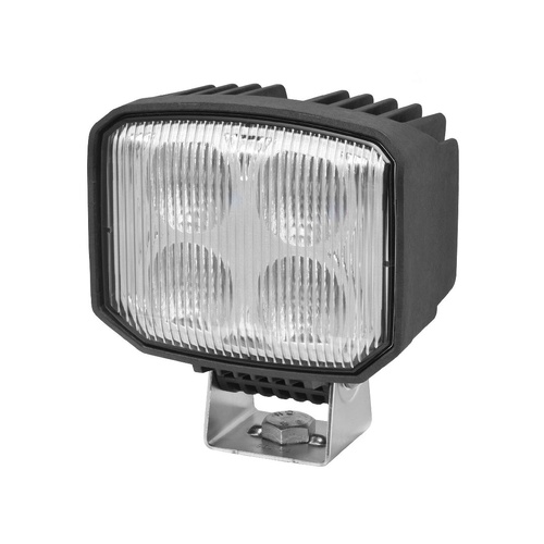 Hella Led Square Worklamp Flood Beam 12/24V 19W 2 Leds Black Hsng 1,850Lumens Ip69K