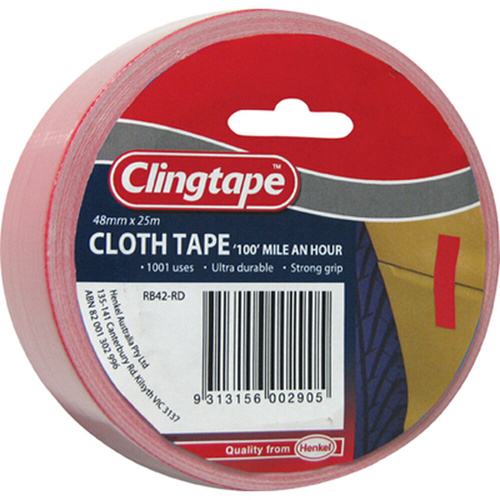 Loctite Cloth Tape Red 48X25 Each
