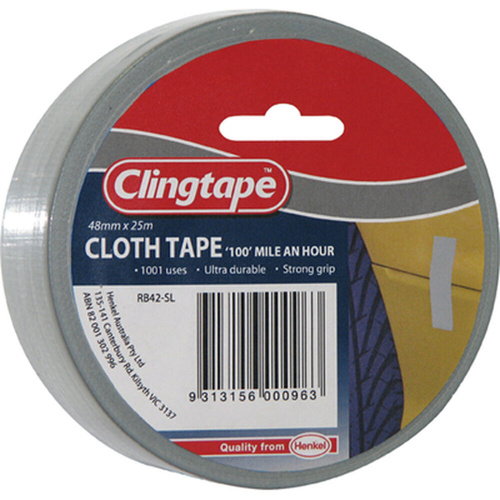Loctite Cloth Tape Silver 48X25 Each