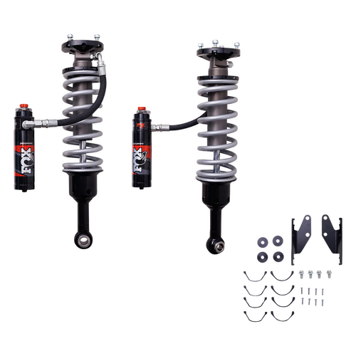 Fox 2.5 Performance Elite Series Coilover Reservoir Shock Adjustable (Pair), 0 - 2 INCH Lift. HEAVY DUTY