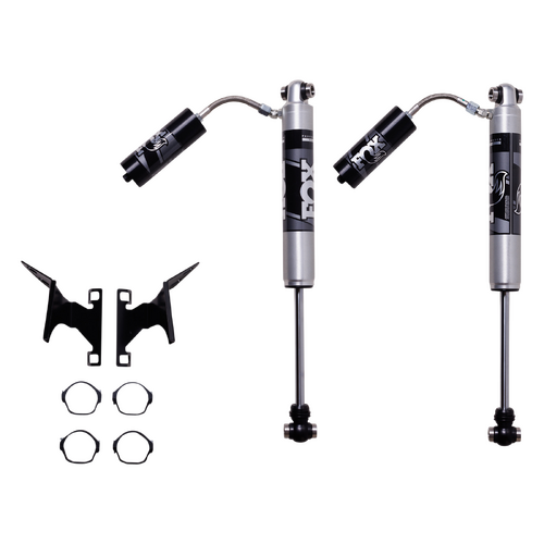 Fox 2.0 Performance Series Smooth Body Reservoir Front Shock Pair), 0 - 2 INCH Lift