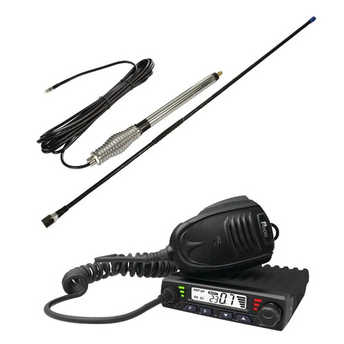 Aerpro 5 Watt 80 Channel 12 24V Ultra Compact UHF 6DBI CBA3F1L Aerial Pk Aerpro