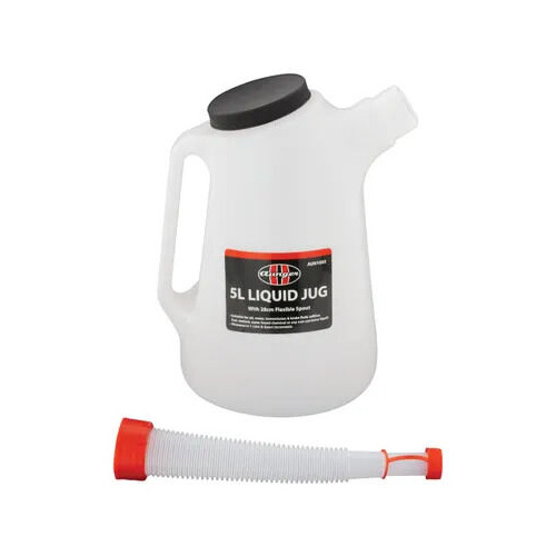 Aunger 5 Ltr OIL & FLUID POURING JUG REMOVABLE SPOUT