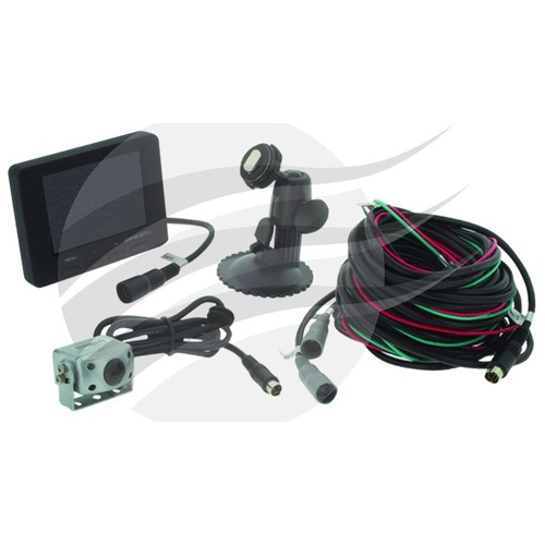 Jaylec 3.5" Tft Lcd Reverse Camera System 12/24V 2X Camera Input