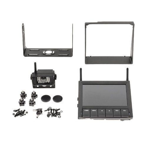Jaylec 7" Tft Lcd Reverse Camera Wreless System Kit 12/24V 4X