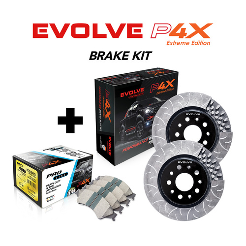 Bremtec P4X VW Amarok V6 2H Rear Brake Pad & Rotor Upgrade