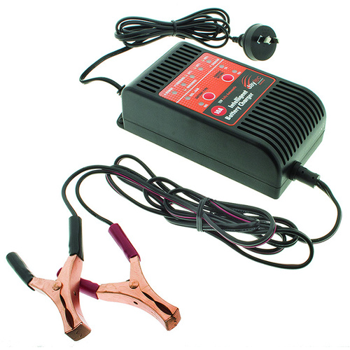 Jaylec Battery Charger 12V 4 Stage 10Amp Automatic Switching