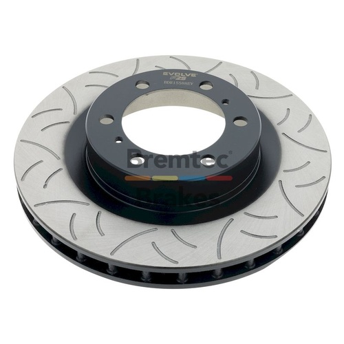 Bremtec Evolve P4X Performance+ Rotor Prado 150 Series Front Slotted
