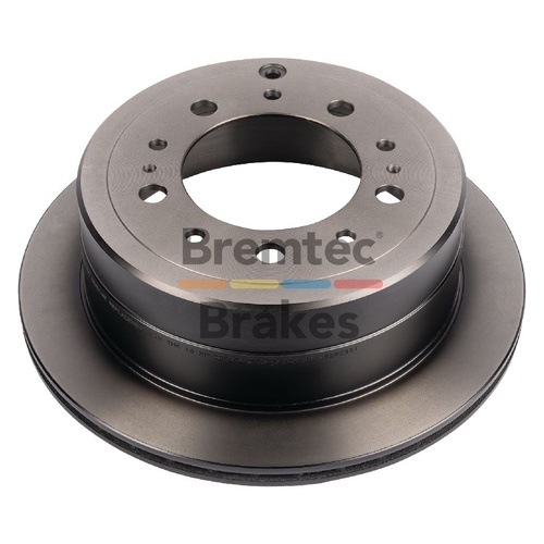 Bremtec Tradeline Brake Rotor Each Toy Land Rear 329mm