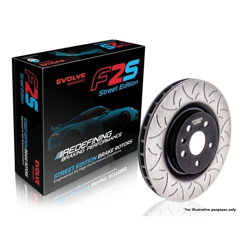 Bremtec VW Amarok Bremtec Evolve F2S Performance Slotted 300mm Rear Rotor