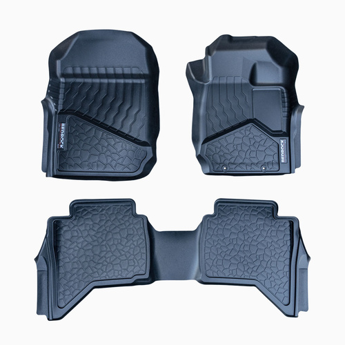 Bedrock Floor Mats Full Set Dmax RG 2020 To Current