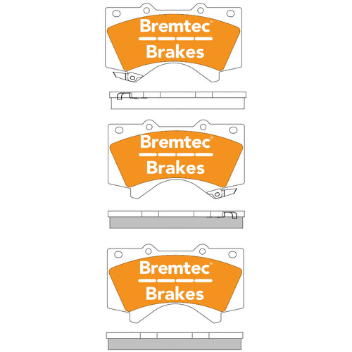 Bremtec Evolve Performance Ceramic+ Toyota Landcruiser 200 Series