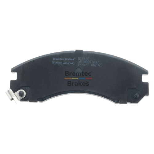 Bremtec Endure 4WD Brake Pads Set Mitsubishi Pajero Nh Nj Nk Nl