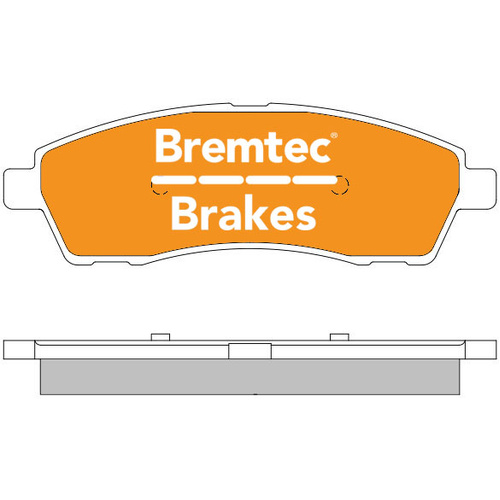 Bremtec Proline Brake Pads Set Ford F250, F350 1999-