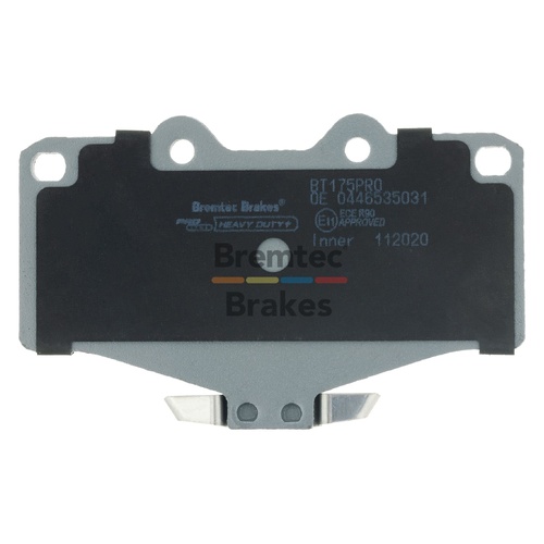 Bremtec Proline Heavy Duty Ceramic+ Low Dust Hilux, 4 Runner Prado Front