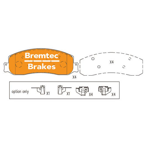Bremtec Proline Pro-Series Heavy Duty Ford F-350 Super-Duty 6.7L