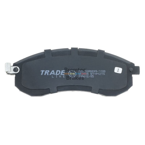 Bremtec Tradeline Brake Pad Set Front Triton 2.5, 3.0 4WD Sumitomo