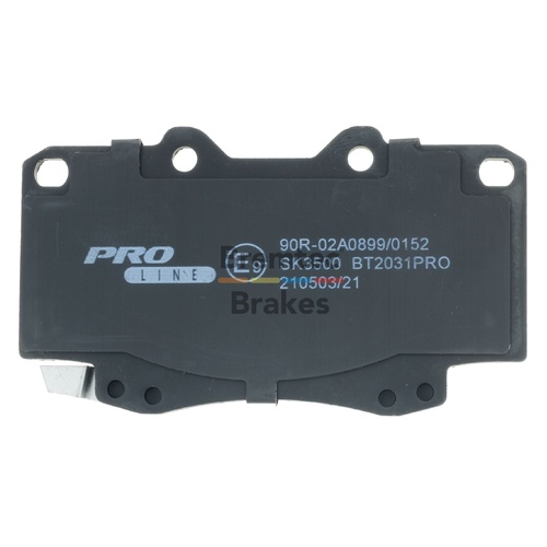 Bremtec Proline Heavy Duty Ceramic+ Low Dust Toyota Hilux GGN25, KUN26 4X4