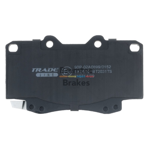 Bremtec Tradeline Brake Pad Front Set Toyota Hilux GGN25, KUN26 4X4