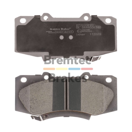 Bremtec Proline Brake Pads Set Hilux KUN25, 26 GGN25