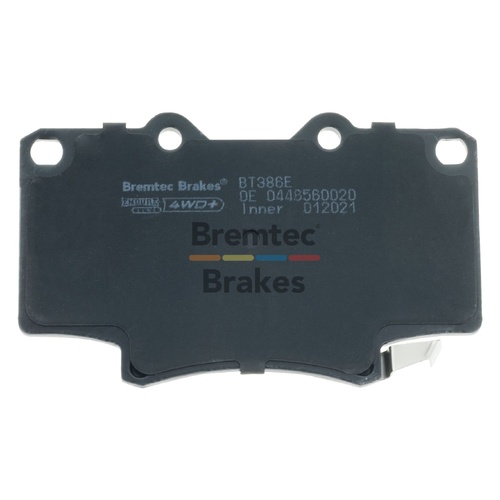Bremtec Endure 4WD Brake Pads Set Toyota Landcruiser 80 Series