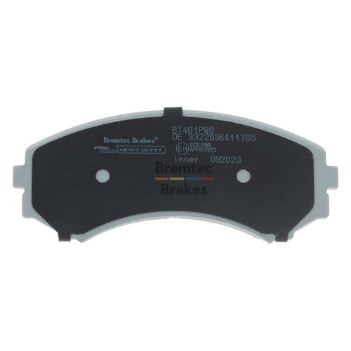 Bremtec Proline Heavy Duty Ceramic+ Zero Dust Mitsubishi Pajero Np 3.5L Fron