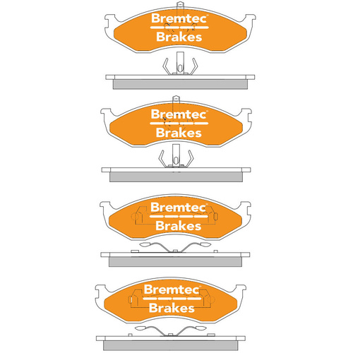 Bremtec Tradeline Brake Pads Set Jeep Cherokee 1991-99