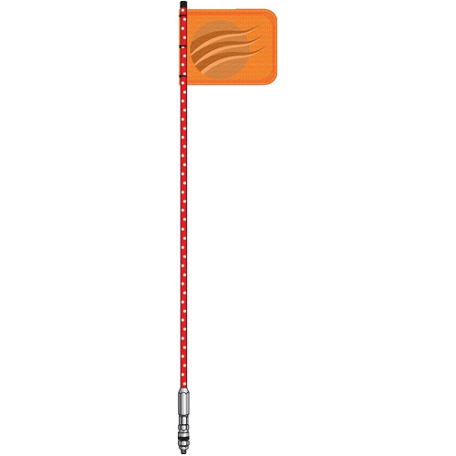 Jaylec LED Lightstick 2.0M 24V, Std Flag, Full LED Strip, Q/R Base
