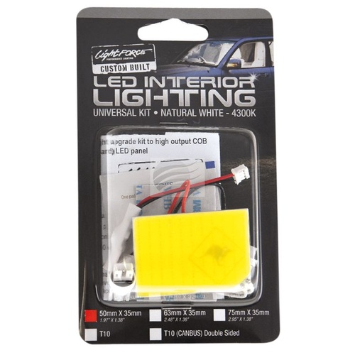 Lightforce Univ LED Interior Cob Light 9-36V 50 X 35mm Panel 4,300K