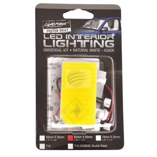 Lightforce Univ LED Interior Cob Light 9-36V 64 X 35mm Panel 4,300K