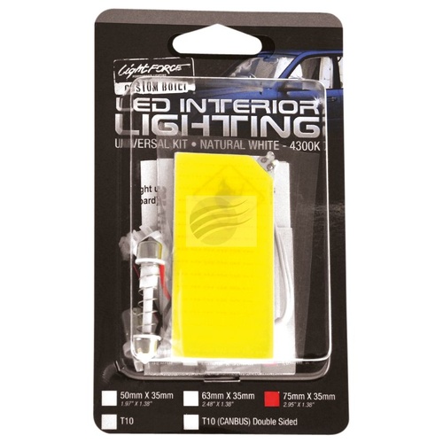 Lightforce Univ LED Interior Cob Light 9-36V 75 X 35mm Panel 4,300K