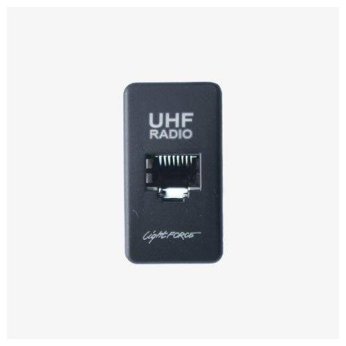 Lightforce Isuzu RJ45 UHF Face Plate Red Illum to suit D-Max & Mux 2012>