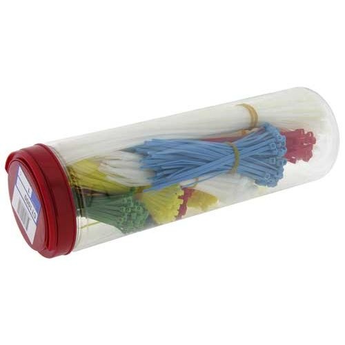 Jaylec Cable Tie Assortment 1,000Pcs Assorted Colours & Sizes