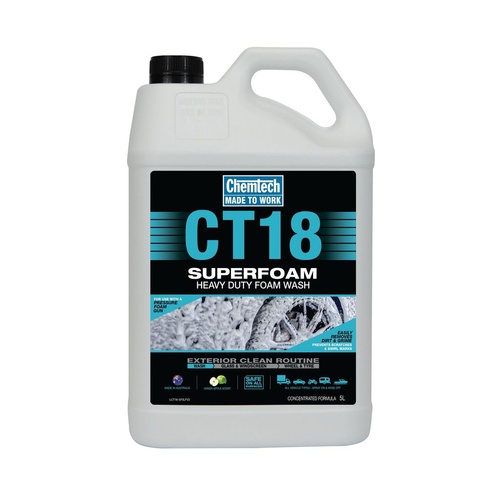 Chemtech 5 Ltr Ct18 Superfoam Spray On Car Wash