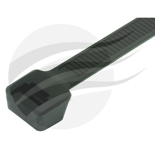 Jaylec PKT100 Cable Tie 380mm X 7.6mm Black UV & Heat Resistant Nylon Flame Retardant