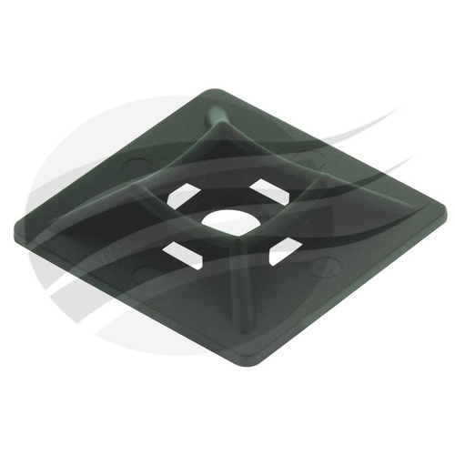 Jaylec PKT100 Cable Tie Base / Mount 28 X 28mm Max Width 4.8mm Black