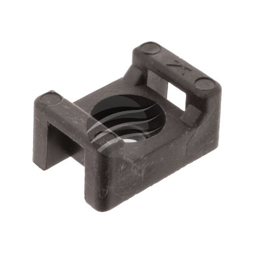 Jaylec PKT10 Cable Tie Mount Screw Down H7mm X L15mm X W10mm Black
