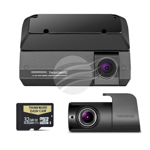 Thinkware 1080P Full Heavy Duty Front & Rear Dash Cam Pack - 32Gb Micro Sd