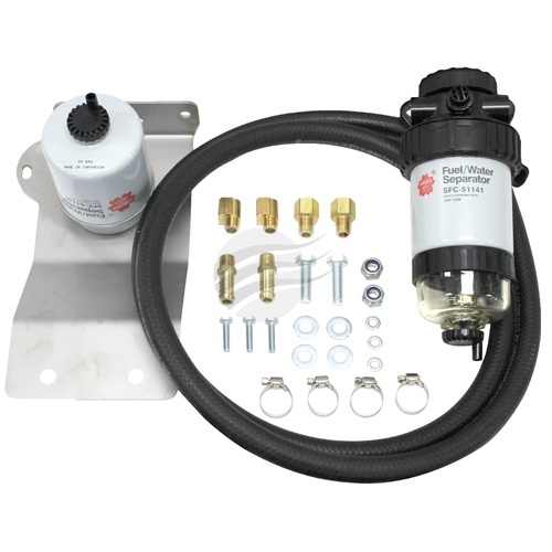 Sakura Filter Guard Pre Filter Diesel Fuel Kit Isuzu Dmax Mux 3.0L Tf Uc 2012-