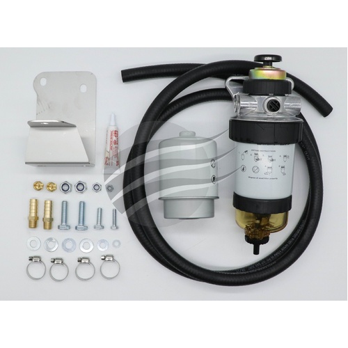 Sakura Filter Guard Pre Filter Diesel Fuel Kit Toyota Landcruiser Vdj79 Dual Battery 2007-
