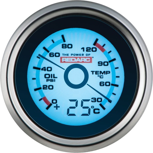 Redarc Oil P + Water Temp + Temp