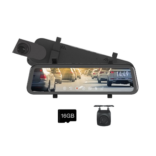 Gator 9" Touch Screen HD Mirror Display 1080P Dual Recording