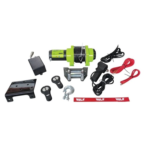 HULK 4X4 3500LB Hulk Genesis Synthetic Rope ATV UTV Winch