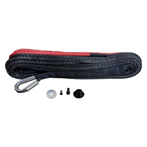 HULK 4X4 Genesis Synthetic 9500S Black 30M X 9.5mm Replacment Rope
